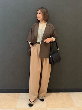 「アイテム（ジャケット/アウター）」を使った、Megさん（レディース・153cm・40代）の秋コーディネート