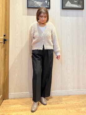 「アイテム（ブーツ）」を使った、Megさん（レディース・153cm・40代）の秋コーディネート