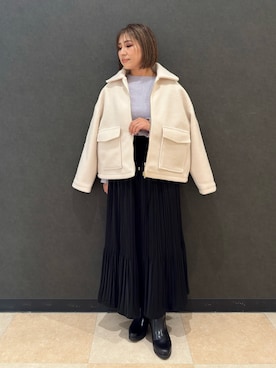 「SHOO・LA・RUE（シューラルー）のアイテム」を使った、Megさん（レディース・153cm）の秋コーディネート