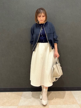 Megさん（レディース・153cm）の春コーディネート