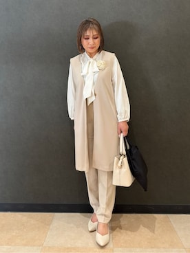 「アイテム（インテリア）」を使った、Megさん（レディース・153cm）の春コーディネート