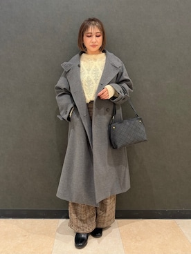 「DRESKIP（ドレスキップ）のアイテム」を使った、Megさん（レディース・153cm）の冬コーディネート