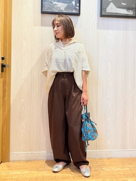 「アイテム（その他シューズ）」を使った、Megさん（レディース・153cm）の秋コーディネート