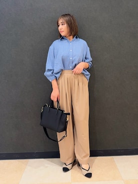 「シンプルコーデ」｜Megさん（レディース・153cm・40代）の秋コーディネート