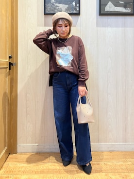 「アイテム（パンプス）」を使った、Megさん（レディース・153cm・40代）の秋コーディネート