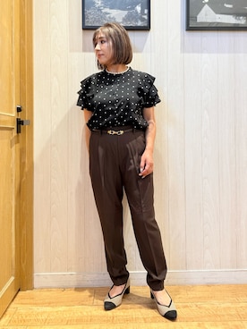「オフィスカジュアル」｜Megさん（レディース・153cm・40代）の秋コーディネート