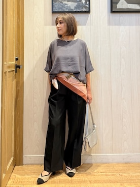Megさん（骨格ストレート・レディース・153cm）の秋コーディネート