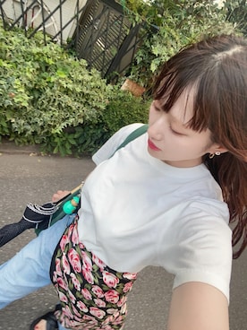 「MELLOW（メロー）のアイテム」を使った、Kotoさん（レディース・160cm）の夏コーディネート