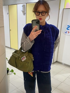 「GAP（ギャップ）のアイテム（パンツ）」を使った、Kotoさん（レディース・160cm）の冬コーディネート