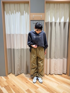 「Samansa Mos2（サマンサ モスモス）のアイテム（パンツ）」を使った、kahoさん（レディース・156cm）の春コーディネート