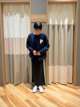 「スカートコーデ」｜kahoさん（レディース・156cm）の冬コーディネート