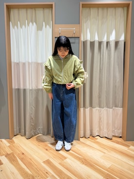 「Samansa Mos2（サマンサ モスモス）のアイテム（ジャケット/アウター）」を使った、kahoさん（レディース・156cm）の冬コーディネート