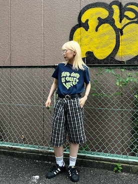 「LUVISTRUE（ラヴイズトゥルー）のアイテム」を使った、mocaさん（レディース・158cm）の夏コーディネート