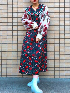 mocaさん（レディース・158cm）の冬コーディネート