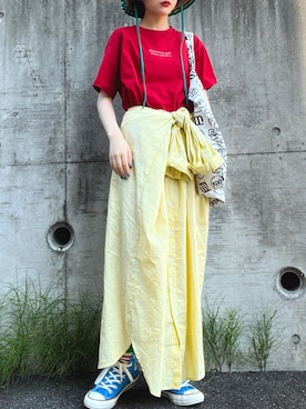 mocaさん（レディース・158cm）の夏コーディネート