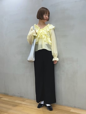 「HEYUMM」｜momijiさん（レディース・170cm）の春コーディネート