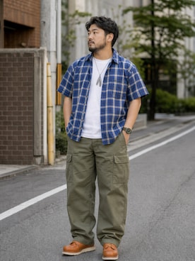 「mont-bell（モンベル）のアイテム」を使った、AIファッションコーデさん（メンズ・165cm）の春コーディネート