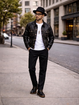 AIファッションコーデさん（メンズ・165cm）の春コーディネート