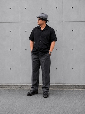 「MOSCOT（モスコット）のアイテム」を使った、AIファッションコーデさん（メンズ・165cm）の夏コーディネート