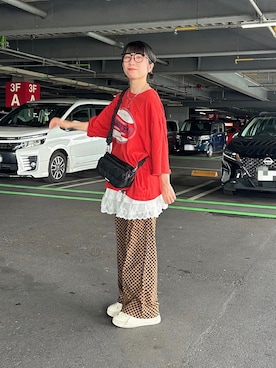 「アイテム（財布/小物）」を使った、おさるさん（レディース・153cm）の夏コーディネート