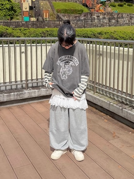 「coca（coca）（コカ）のアイテム」を使った、おさるさん（レディース・153cm）の春コーディネート