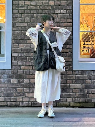 タグ付新品未開封☘️今季完売SM2 草花刺繍☘️ワンピース セール】 ◎コード刺繍ジレワンピース（ブラック/ベージュ/ブルー