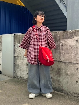 「classicalelf（クラシカルエルフ）のアイテム（シューズ）」を使った、おさるさん（レディース・153cm）の夏コーディネート