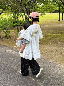 「PAIRMANON STREET（ペアマノンストリート）のアイテム」を使った、おさるさん（レディース・153cm）の春コーディネート