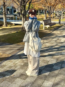 「アイテム（ワンピース/ドレス）」を使った、おさるさん（レディース・153cm）の秋コーディネート