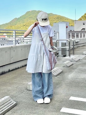 「ママコーデ」｜おさるさん（レディース・153cm）の夏コーディネート