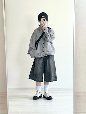 「アイテム（ボディバッグ/ウエストポーチ）」を使った、おさるさん（レディース・153cm）の秋コーディネート