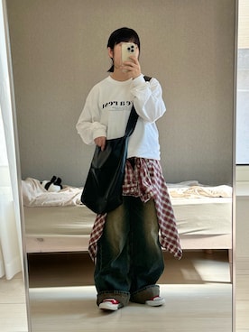 「コンバース」｜おさるさん（レディース・153cm）の夏コーディネート