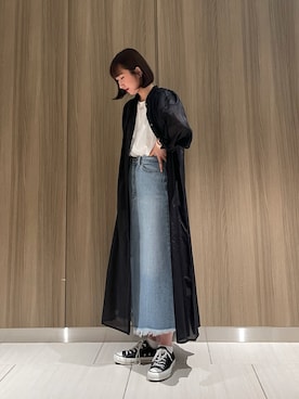 「CONVERSE TOKYO（コンバーストウキョウ）のアイテム（ワンピース/ドレス）」を使った、なおさん（レディース・163cm）の春コーディネート