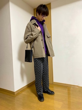 「Coming soon…」｜「アイテム（ブルゾン）」を使った、kanaさん（メンズ・175cm）の冬コーディネート