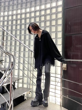 「G.O.C（ジーオーシー）のアイテム（トップス）」を使った、kaitoさん（メンズ・170cm）の秋コーディネート