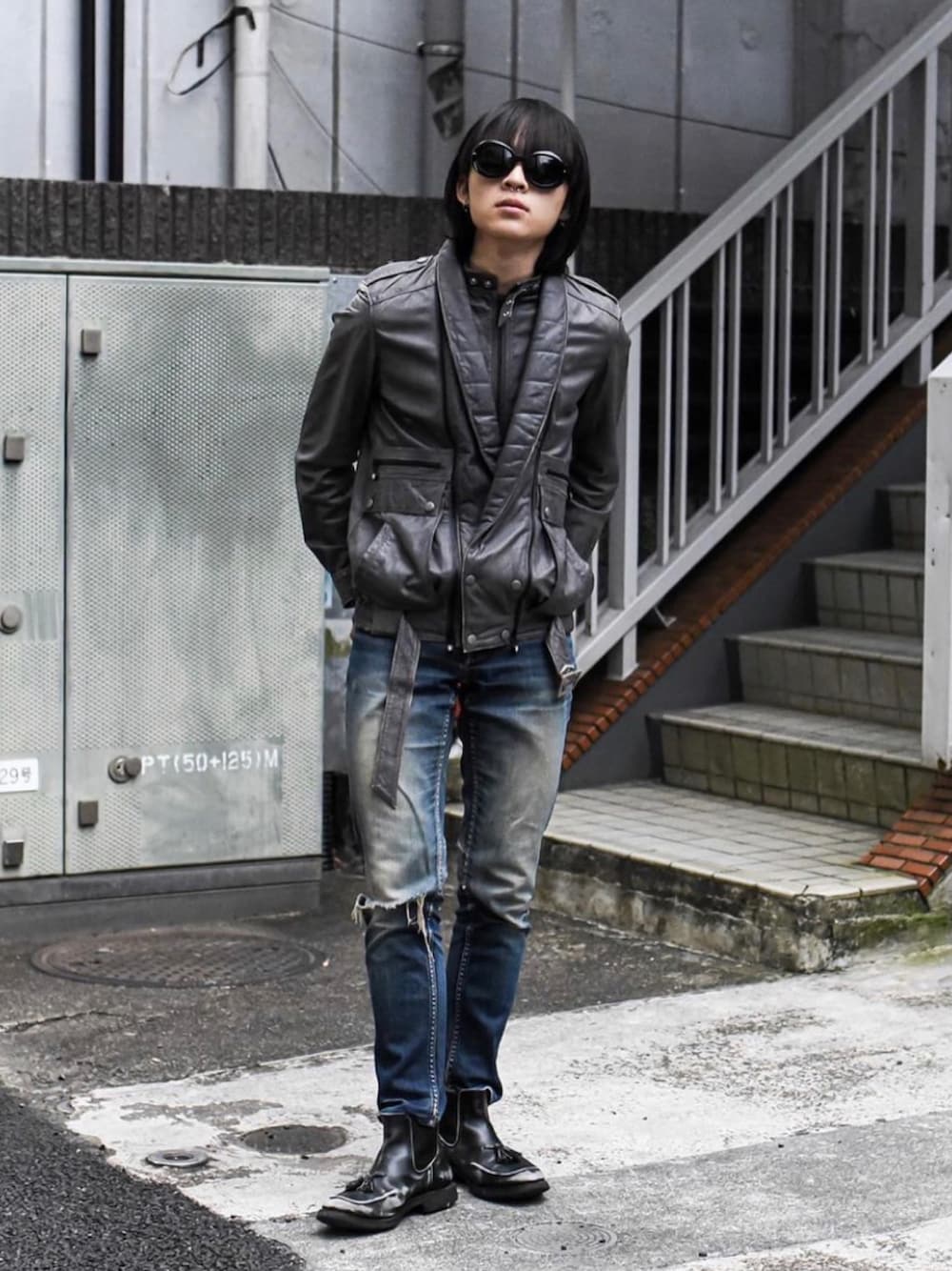 SELECT ファッション N.HOOLYWOOD 05AW アラスカ期 流星ライダース