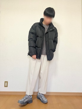 「LILL（リル）のアイテム（ダウンジャケット/コート）」を使った、sica/相互フォローさん（メンズ・175cm）の冬コーディネート