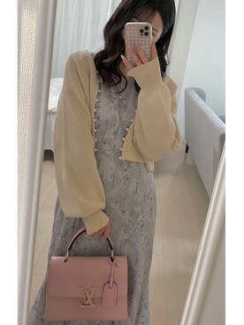 「PROPORTION BODY DRESSING（プロポーションボディドレッシング）のアイテム（ワンピース/ドレス）」を使った、りささん（レディース・152cm）の春コーディネート