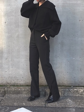 「frames RAY CASSIN（フレームスレイカズン）のアイテム」を使った、hazuさん（レディース・164cm）の冬コーディネート