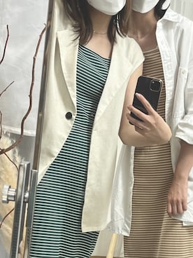 「RAY CASSIN（レイカズン）のアイテム（ワンピース/ドレス）」を使った、hazuさん（レディース・164cm）の秋コーディネート