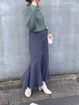 「RAY CASSIN（レイカズン）のアイテム（その他）」を使った、hazuさん（レディース・164cm）の冬コーディネート