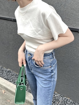 「frames RAY CASSIN（フレームスレイカズン）のアイテム」を使った、hazuさん（レディース・164cm）の夏コーディネート