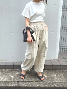 「frames RAY CASSIN（フレームスレイカズン）のアイテム」を使った、hazuさん（レディース・164cm）の夏コーディネート