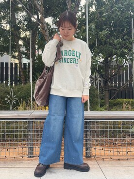 naoさん（レディース・159cm）の冬コーディネート