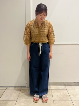 naoさん（レディース・159cm）の夏コーディネート