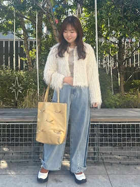 naoさん（レディース・159cm）の冬コーディネート