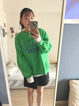 「AMERICAN HOLIC（アメリカンホリック）のアイテム」を使った、chun15mさん（レディース・155cm）の秋コーディネート