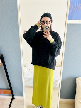 「アイテム（スウェット）」を使った、chun15mさん（レディース・155cm・30代）の秋コーディネート