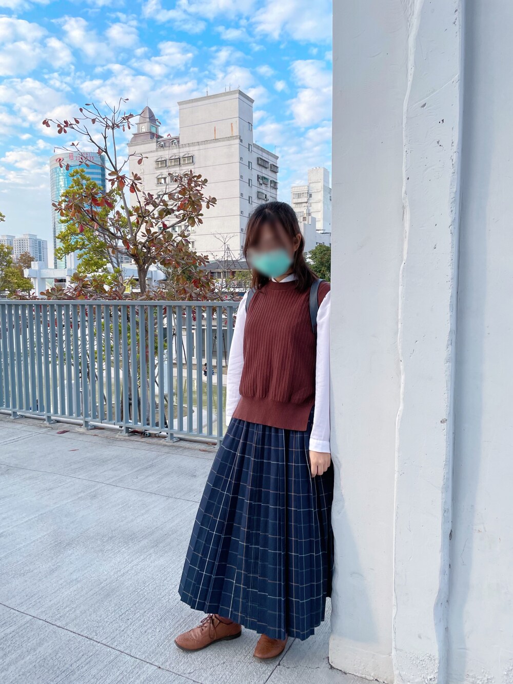 ehka sopo（エヘカソポ）の「チェック柄プリーツスカート（スカート