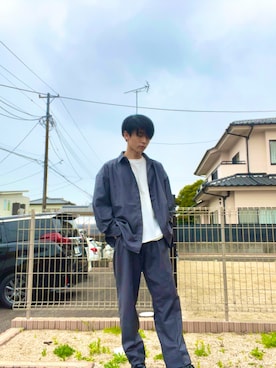 「RUUBON（ルーボン）のアイテム（その他パンツ）」を使った、たいさん（メンズ・162cm）の春コーディネート